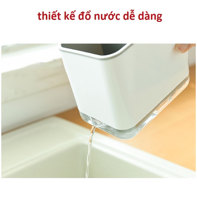 Ống đũa 3 ngăn nhựa ABS dễ dàng thoát nước