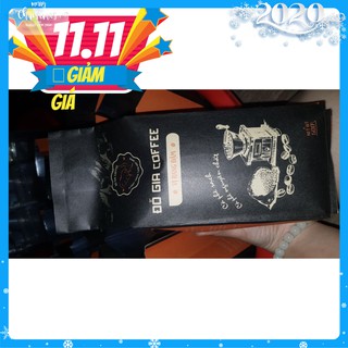 Cà phê bột nguyên chất Peaberry (culi) rang nâu đậm Đỗ Gia Coffee - Gói 500g