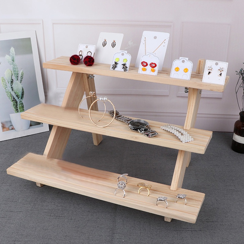 Giá trưng bày vòng ghi nhật ký Giá trưng bày bông tai nhiều lớp Giá để đồ trang sức Giá đựng thẻ bông tai có thể tháo rời Giá đựng đồ trang sức