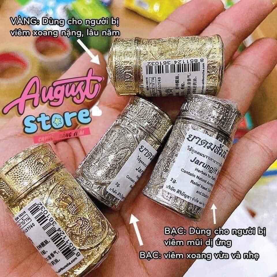 [Dâu Store] Ống hít xoang bạc+vàng Thái Lan [NeW] Chính hãng