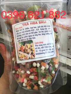Combo si 1 kg trà hoa quả bali cho khách