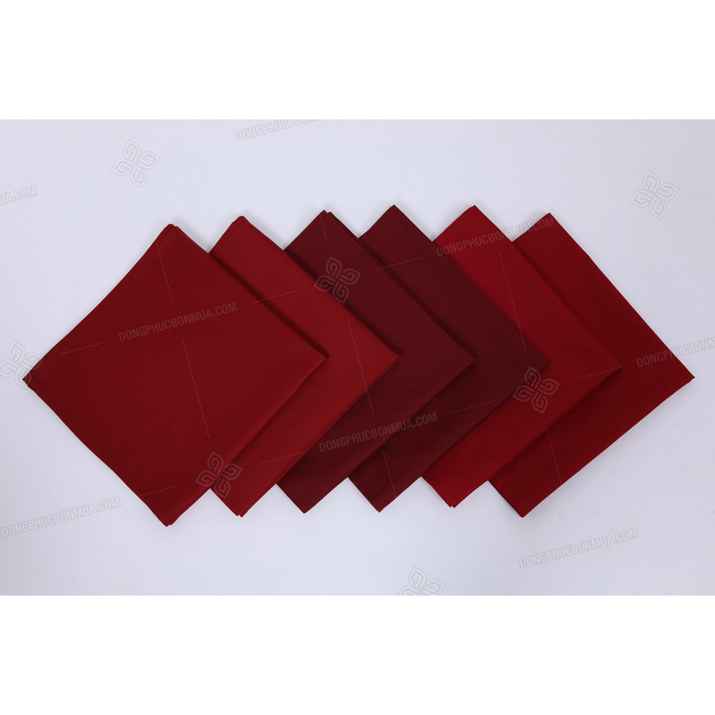Khăn ăn Napkin 47*47cm chất liệu vải kaki cao cấp 100% cotton đường may tinh tế, an toàn  - Đồng Phục Bốn Mùa