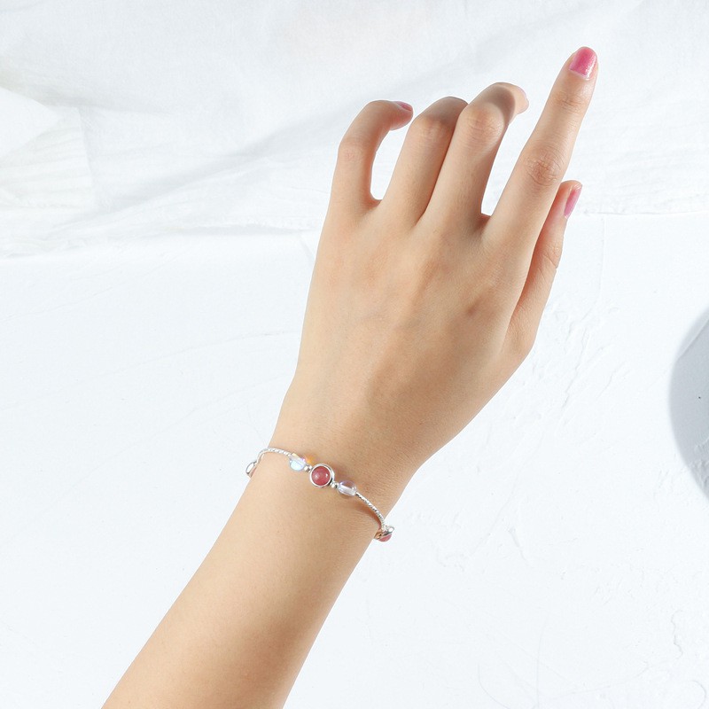 Vòng Đeo Tay Hình Đuôi Cá Đính Pha Lê Trái Tim Ngọt Ngào Dành Cho Nữ | BigBuy360 - bigbuy360.vn