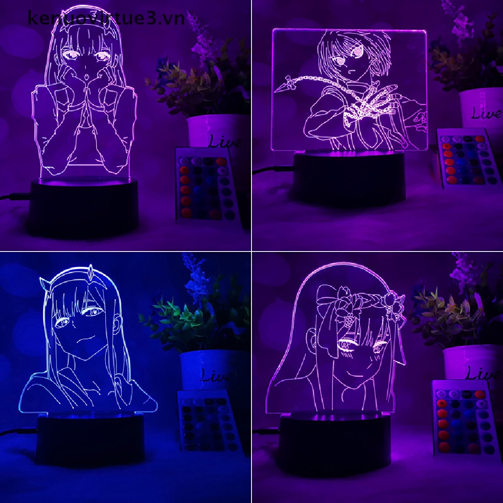 Đèn Ngủ 3d Hình Nhân Vật Darling in the Franx Zero