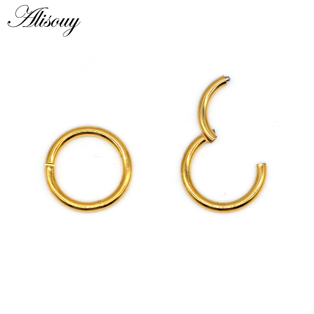 Khuyên Mũi / Môi / Tai / Mũi Bằng Thép Không Gỉ 6-12mm 16g