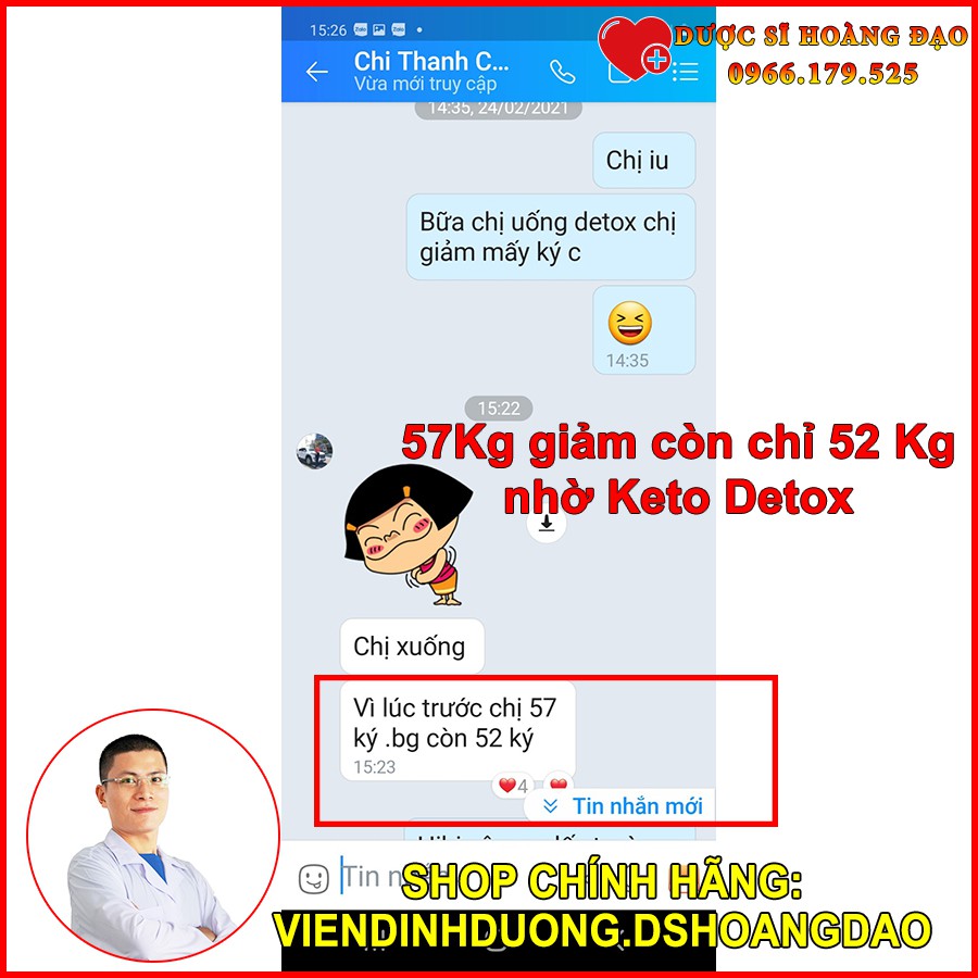 Keto Detox - Sinh tố khử mỡ giảm cân cực nhanh [CHÍNH HÃNG]