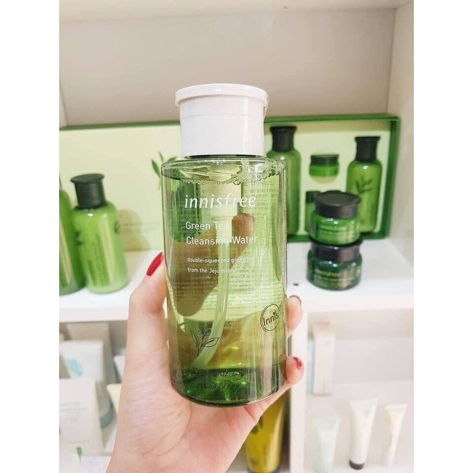 Nước tẩy trang trà xanh Innisfree Green Tea Cleansing Water 300ml Auth Hàn Quốc