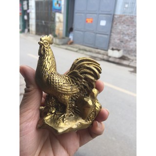 TƯỢNG GÀ (DẬU) BẰNG ĐỒNG VÀNG