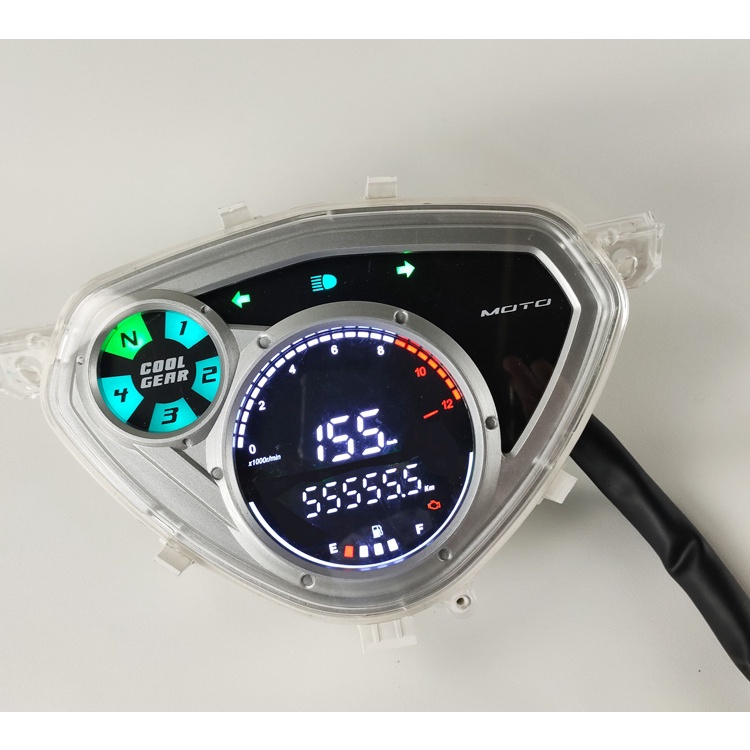 Đồng Hồ Đếm Tốc Độ Tự Động Kỹ Thuật Số Cho Xe Máy YAMAHA SRL110ZR / SRL110Z / Lagenda 110Z 5th Generation