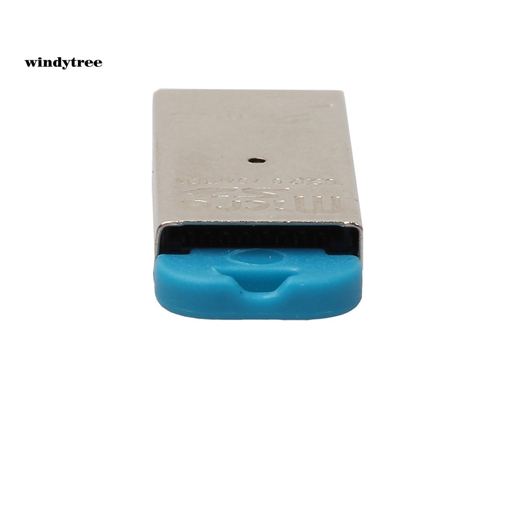 【WDTE】Portable Metal USB 2.0 Memory Card Reader High Speed Adapter for TF Card