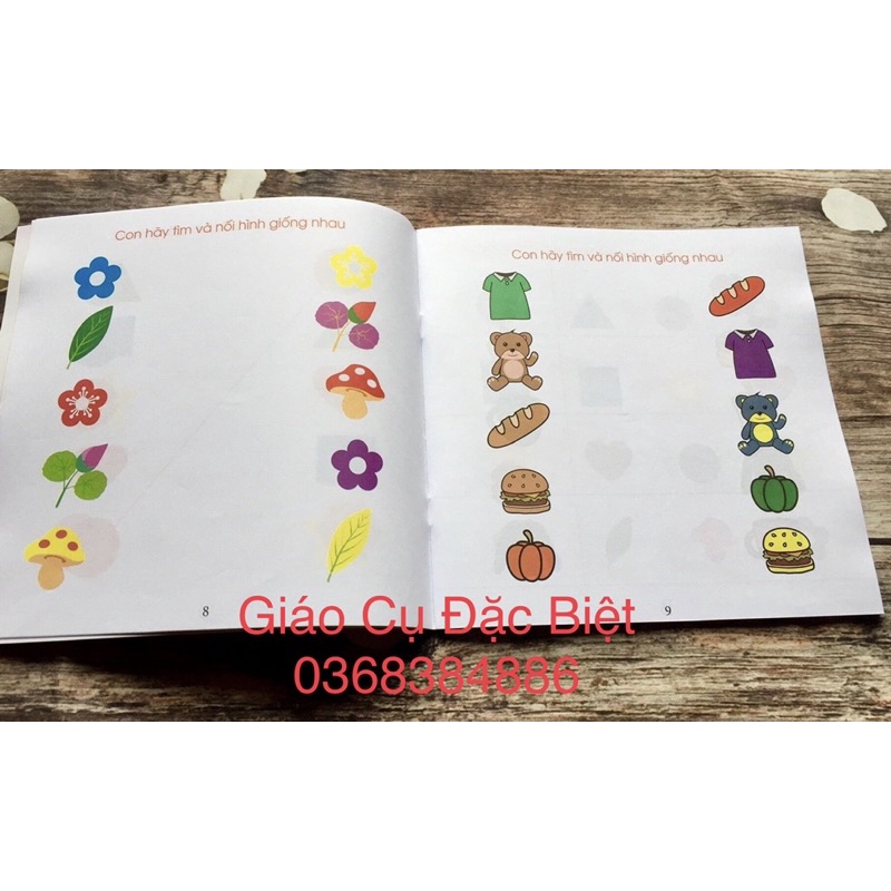 9️⃣ Cuốn 👉 Dạy con Thực hành⭐️ cho bé chậm nói/tự kỉ