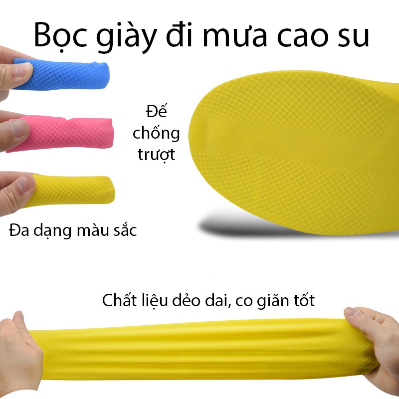 BỌC GIÀY ĐI MƯA CAO SU CHỐNG BẨN ❤️FREESHIP❤️ GIẦY ĐI MƯA | BigBuy360 - bigbuy360.vn