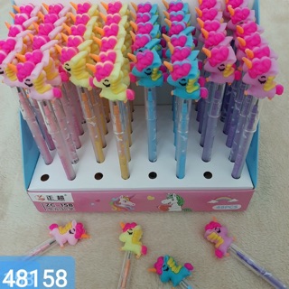 Bút chì khúc hình unicorn