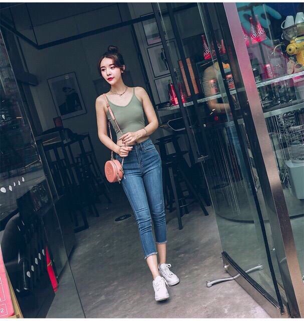 (629) áo bra chữ u khoét sau lưng sang chảnh ,dáng dài