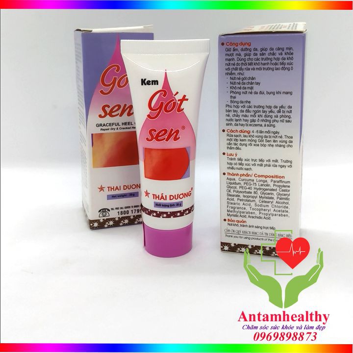 Kem Gót Sen dưỡng ẩm, chống nứt nẻ - Chính hãng Sao Thái Dương