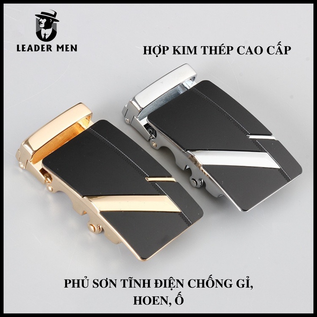 Dây Lưng Nam LMEN-10 Chất Liệu Da Cao Cấp Khóa Tự Động - Thắt Lưng Nam Thời Trang Kiểu Dáng Sang Trọng - LeaderMen