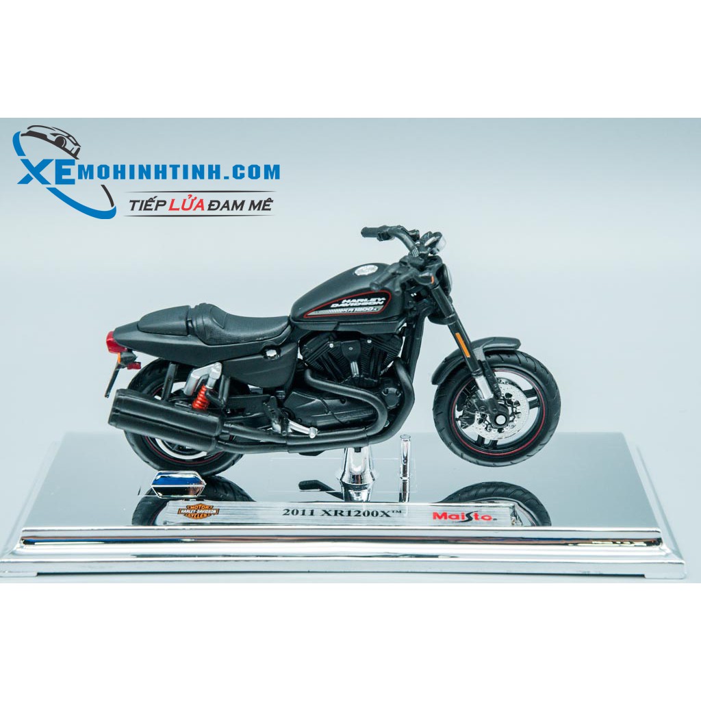 Xe Mô Hình Harley Davidson 2011 Xr 1200X 1:18 Maisto (Đen)