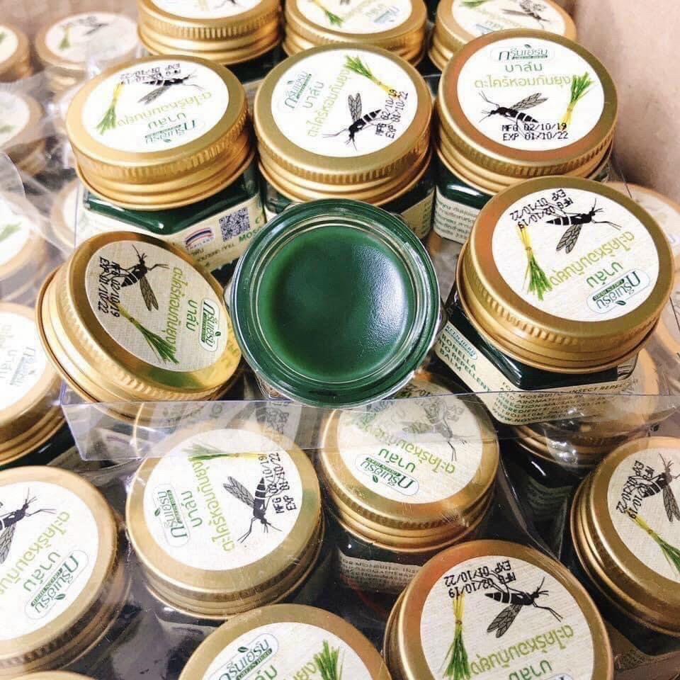Cao Sả Bôi Muỗi Thái Lan - Hương Thơm Dễ Chịu - Tốt Cho Da