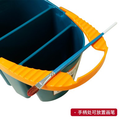 MijELLO/Ống rửa bút cực lạc Hàn Quốc nhập khẩu nhựa rửa bút vẽ tranh mực nước màu nước rửa bút xô đa chức năng công suất