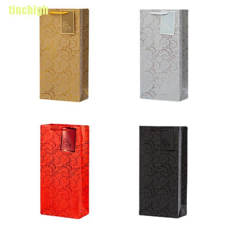 Túi giấy kraft đựng rượu có tay cầm tiện dụng