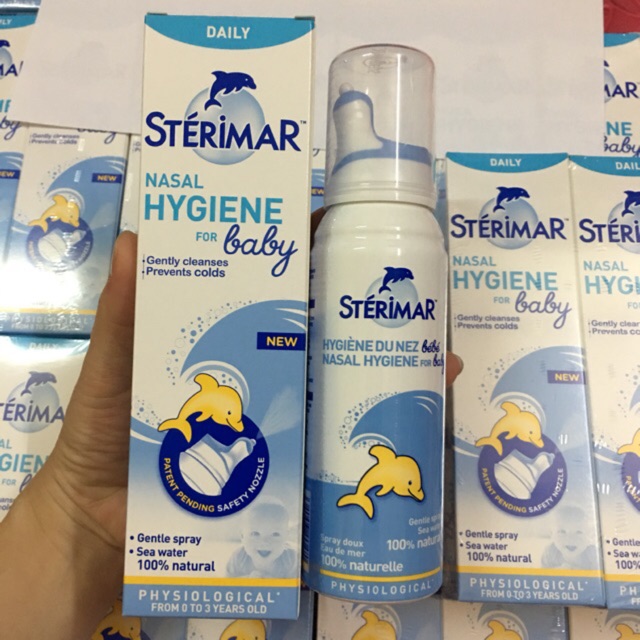 Xịt mũi hàng ngày Sterimar Baby 100ml Pháp