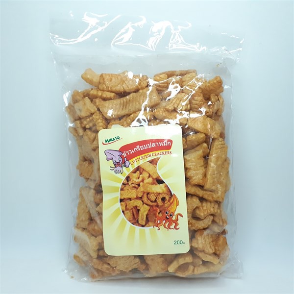 Snack Mực Mikato Cuttlefish Crackers Thái Lan 200g