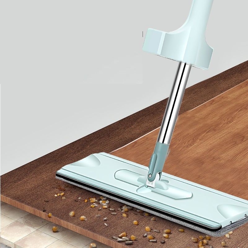 Chổi lau nhà tự vắt thông minh spin tặng 1 bông lau [ tổng 2 bông lau ]