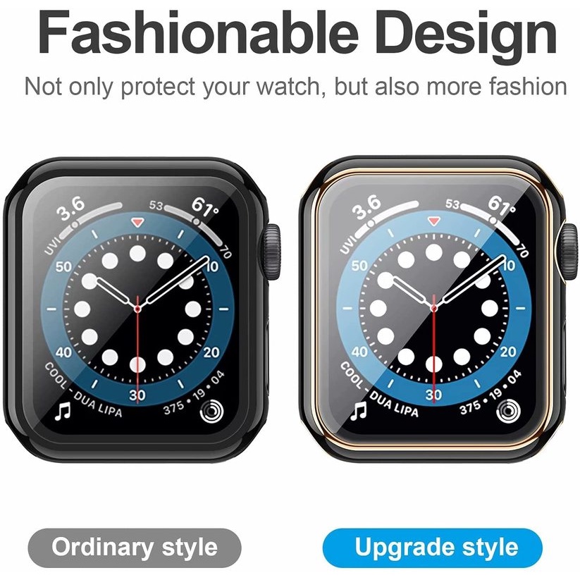 Kính Ốp Bảo Vệ Mặt Đồng Hồ apple watch 44mm 40mm 45mm 41mm 42mm 38mm iwatch serie 3 4 5 6 se 7