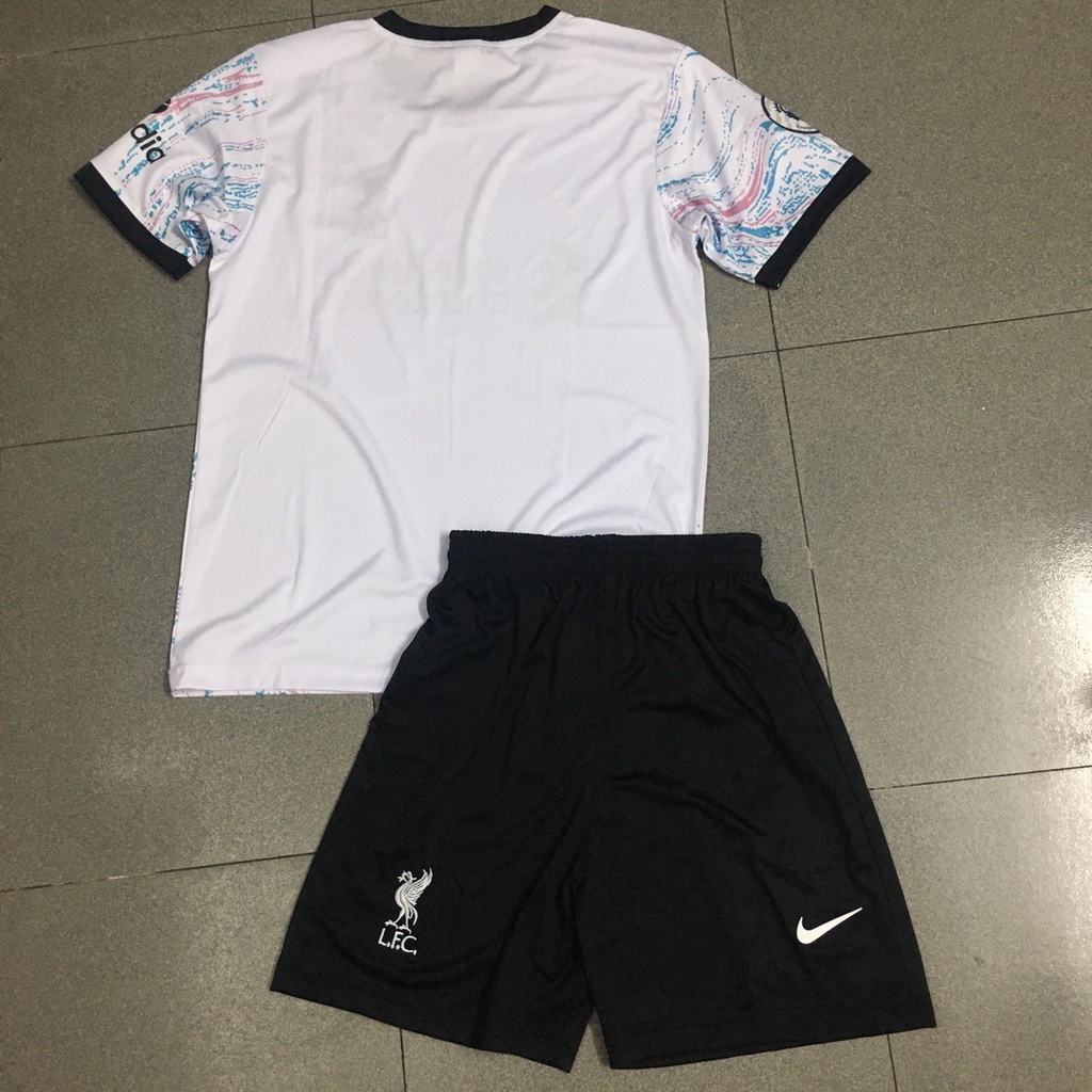 Bộ quần áo bóng đá CLB LIVERPOOL Trắng 2023 ND-FLG