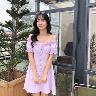 Váy trễ vai 6 màu