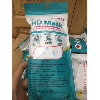 Khẩu trang em KF94 4D Mask cao cấp ( 10 cái 1 bịch)