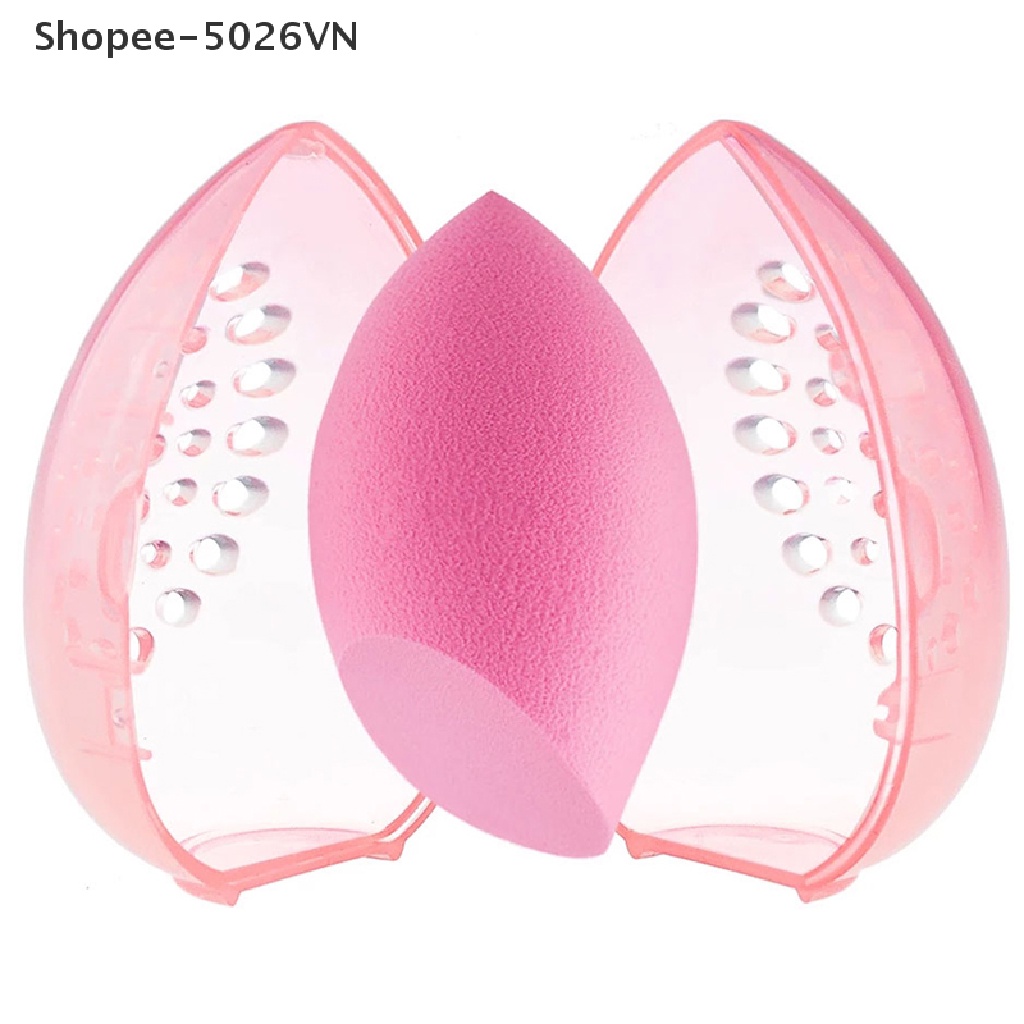 1 Hộp Rỗng Đựng Mút Trang Điểm Hình Quả Trứng