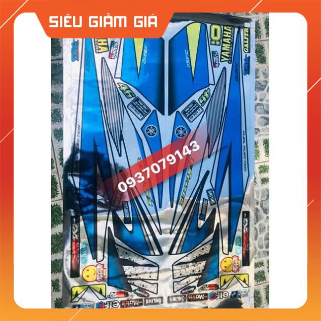 Tem rời ex 2010 chất liệu Crom xanh đen tem 3 lớp ko bay màu