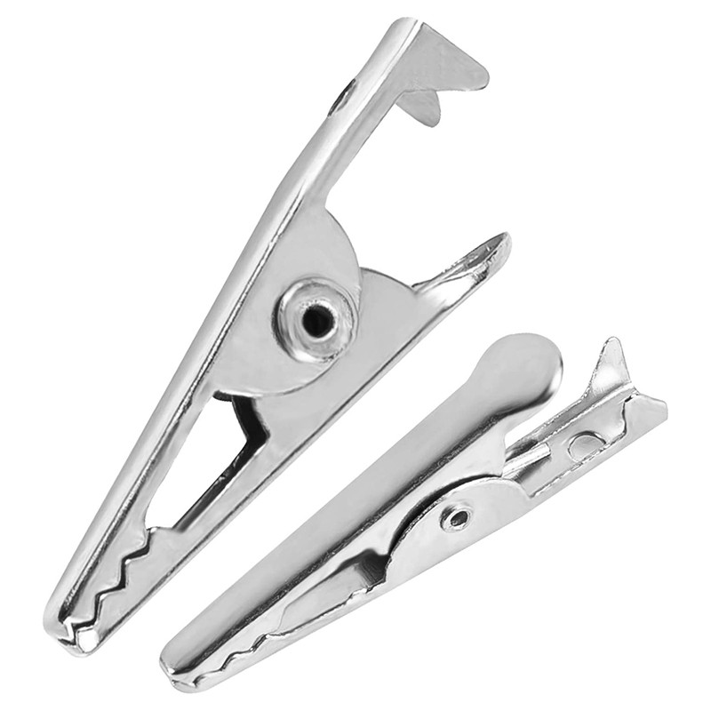 Set 100 kẹp cá sấu mini bằng kim loại kích thước 1.06in / 27mm
