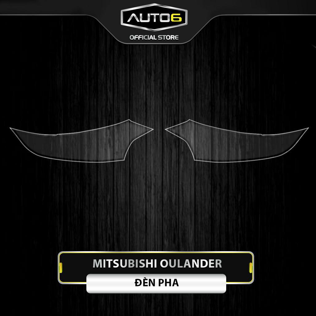 MITSUBISHI OUTLANDER: Phim PPF dán ĐÈN PHA  - AUTO6 &lt; chống xước, che phủ các vết xước cũ hiệu quả &gt;