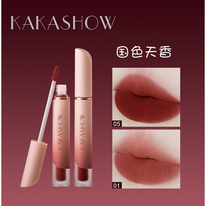 Son Lì KakaShow Mềm Mịn Dưỡng Ẩm Trang Điểm Nhẹ Nhàng