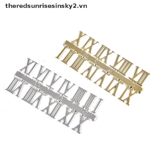 1 set đồng hồ dán tường 10mm số la mã nghệ thuật