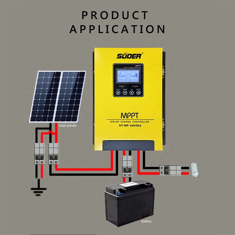 Điều khiển sạc năng lượng mặt trời Suoer MPPT 60A - ST-MP60