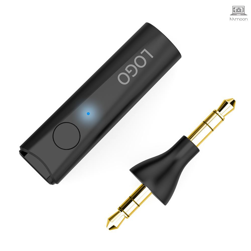 Mini Wireless Music Audio Receiver Bluetooth 5.0 Adapter 3.5mm AUX Jack Stereo Music Hands-free for Car Speakers Earbuds