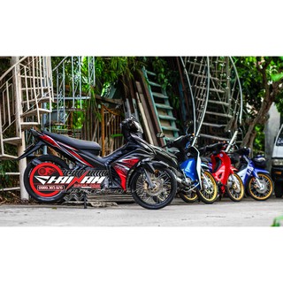 Tem Trùm Exciter 135 Đen Đỏ Mx