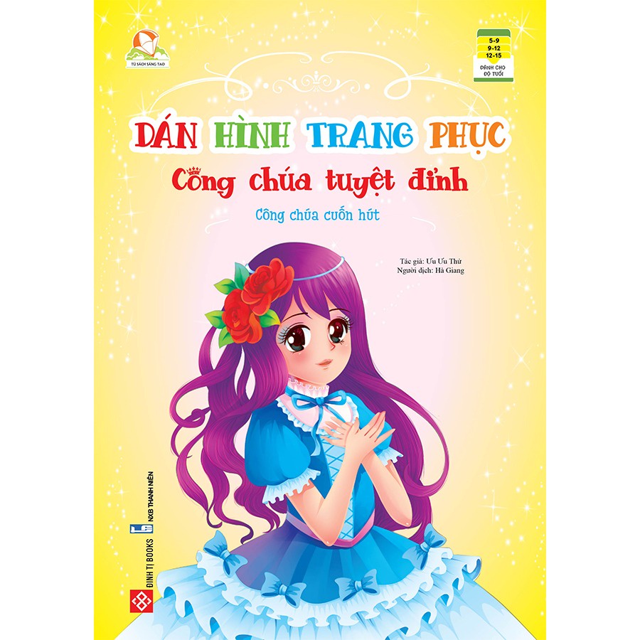 SÁCH - Dán hình trang phục công chúa tuyệt đỉnh - Công chúa cuốn hút