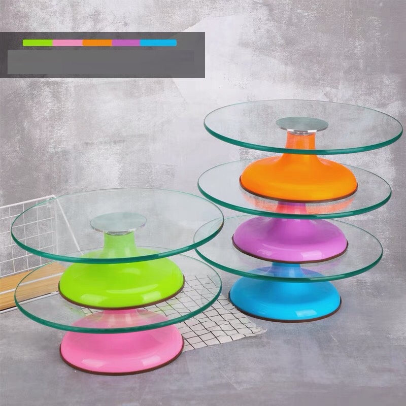 Bàn Xoay Kính Làm Bánh 30cm