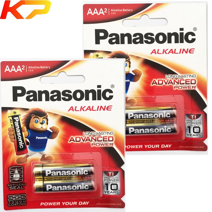 Pin panasonic AAA alkaline ( vỉ 2 viên )