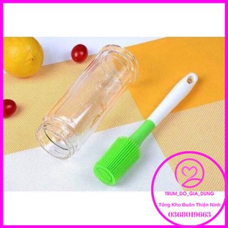 Cọ rửa cốc chén silicon dài 23cm siêu bền