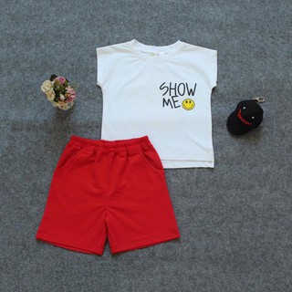 SÉT BỘ THUN MẶT CƯỜI SHOW ME