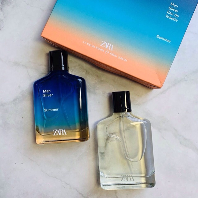 Nước hoa nam MAN SILVER + MAN SILVER SUMMER 100ML