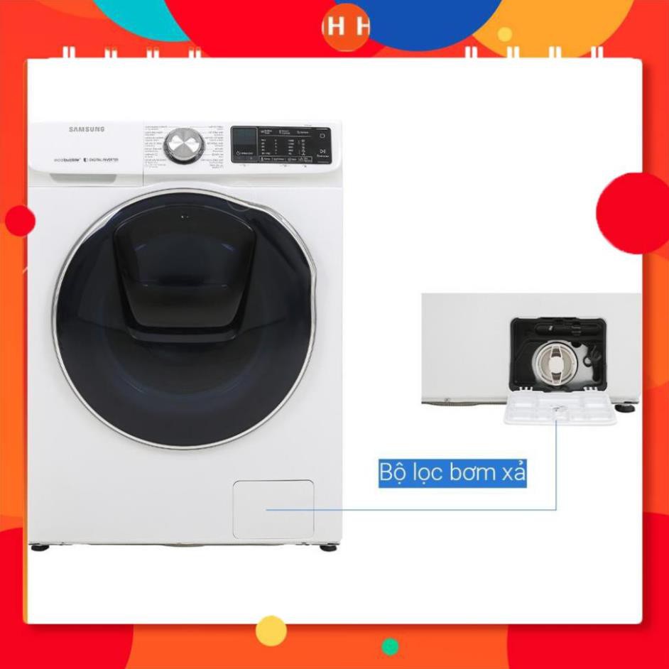 [ FREE SHIP ] Máy giặt sấy Samsung AddWash Inverter Giặt 10.5 kg - Sấy 7 kg WD10N64FR2W/SV 24h