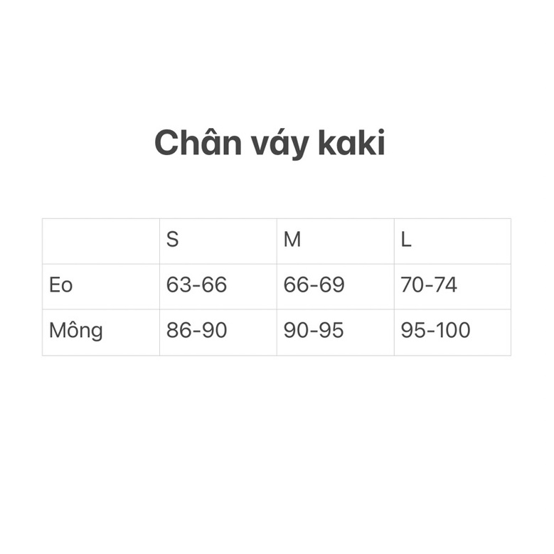 QUẦN VÁY KAKI