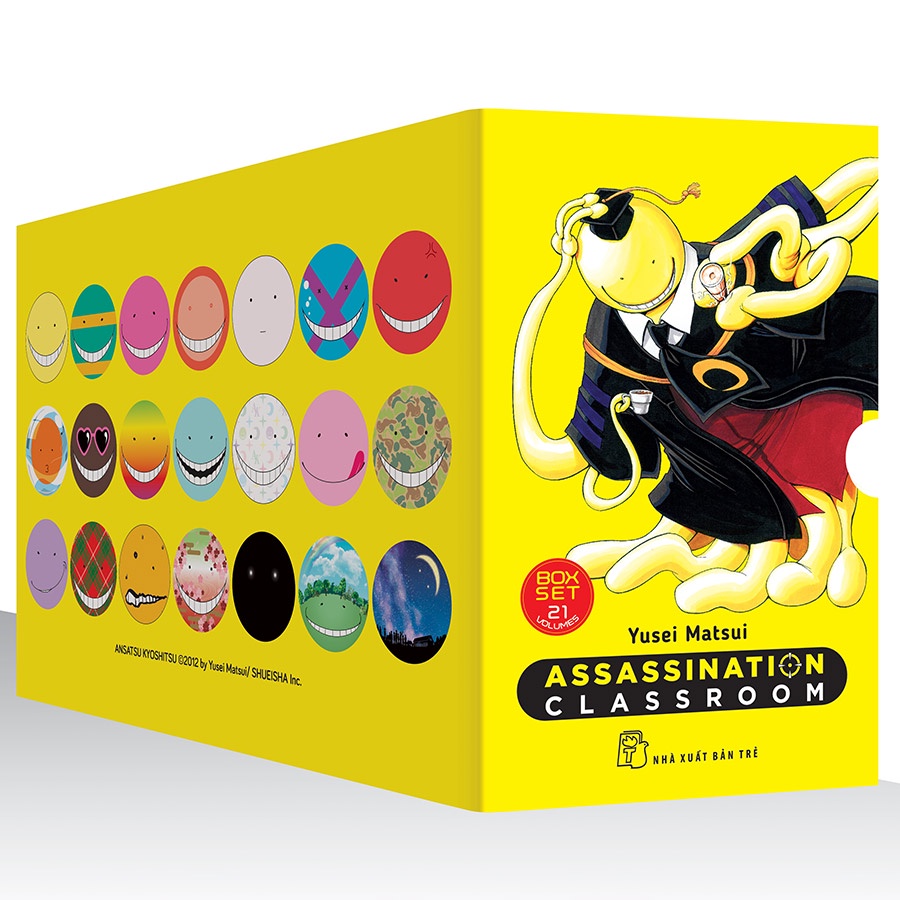 Truyện tranh - Boxset ASSASSINATION CLASSROOM Trọn Bộ 21 Tập - Tặng Kèm Poster