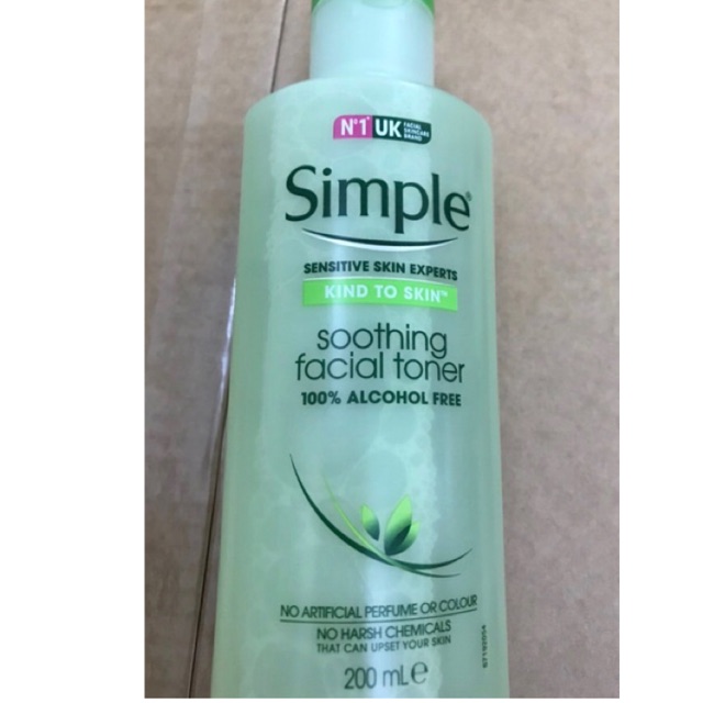 Nước hoa hồng Simple 200ml hàng chính hãng